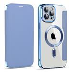Laptop, Telefoane si Tablete - Telefoane mobile si accesorii - Accesorii Telefoane - Huse telefoane - Husa pentru iPhone 11 Pro Max - Techsuit SmartMag Book Case - Albastru deschis - Infinity.ro
