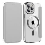 Laptop, Telefoane si Tablete - Telefoane mobile si accesorii - Accesorii Telefoane - Huse telefoane - Husa pentru iPhone 11 Pro Max - Techsuit SmartMag Book Case - Gri - Infinity.ro