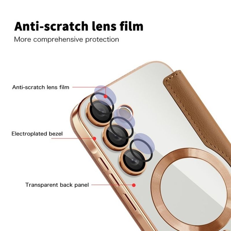 Laptop, Telefoane si Tablete - Telefoane mobile si accesorii - Accesorii Telefoane - Huse telefoane - Husa pentru Samsung Galaxy A35 5G - Techsuit SmartMag Book Case - Maro - Infinity.ro