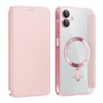 Laptop, Telefoane si Tablete - Telefoane mobile si accesorii - Accesorii Telefoane - Huse telefoane - Husa pentru Samsung Galaxy A06 - Techsuit SmartMag Book Case - Roz - Infinity.ro