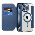 Laptop, Telefoane si Tablete - Telefoane mobile si accesorii - Accesorii Telefoane - Huse telefoane - Husa pentru iPhone 15 Pro - Techsuit SmartMag Book Case - Albastru - Infinity.ro