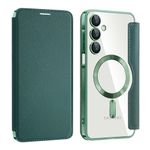 Laptop, Telefoane si Tablete - Telefoane mobile si accesorii - Accesorii Telefoane - Huse telefoane - Husa pentru Samsung Galaxy A16 4G / A16 5G - Techsuit SmartMag Book Case - Verde - Infinity.ro