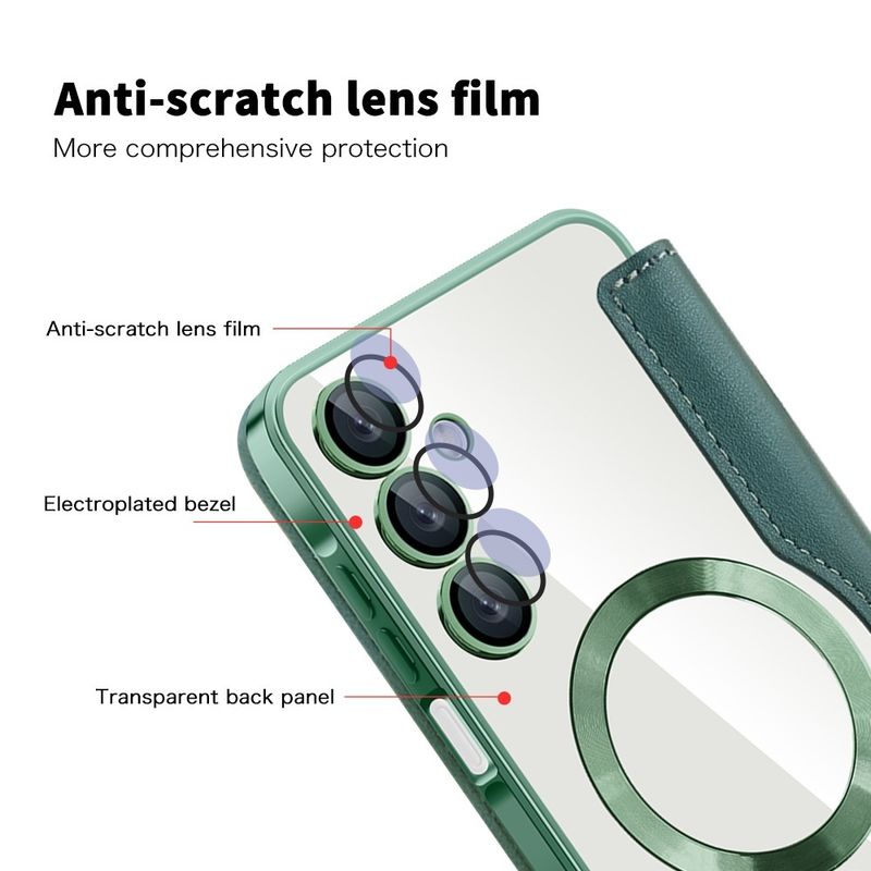 Laptop, Telefoane si Tablete - Telefoane mobile si accesorii - Accesorii Telefoane - Huse telefoane - Husa pentru Samsung Galaxy A16 4G / A16 5G - Techsuit SmartMag Book Case - Verde - Infinity.ro
