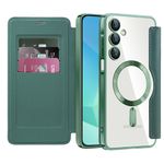 Laptop, Telefoane si Tablete - Telefoane mobile si accesorii - Accesorii Telefoane - Huse telefoane - Husa pentru Samsung Galaxy A16 4G / A16 5G - Techsuit SmartMag Book Case - Verde - Infinity.ro