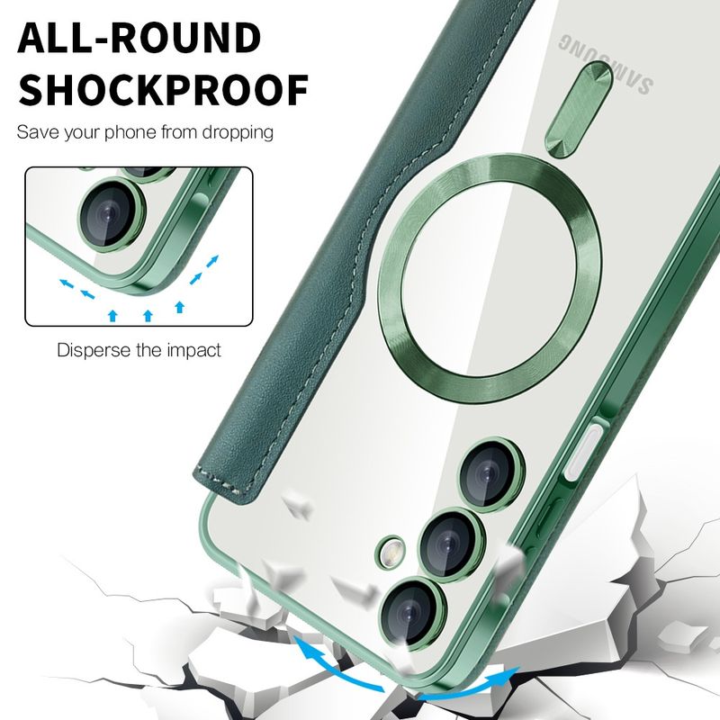 Laptop, Telefoane si Tablete - Telefoane mobile si accesorii - Accesorii Telefoane - Huse telefoane - Husa pentru Samsung Galaxy A16 4G / A16 5G - Techsuit SmartMag Book Case - Verde - Infinity.ro