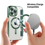 Laptop, Telefoane si Tablete - Telefoane mobile si accesorii - Accesorii Telefoane - Huse telefoane - Husa pentru iPhone 15 Pro - Techsuit SmartMag Book Case - Verde - Infinity.ro