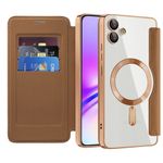Laptop, Telefoane si Tablete - Telefoane mobile si accesorii - Accesorii Telefoane - Huse telefoane - Husa pentru Samsung Galaxy A05 - Techsuit SmartMag Book Case - Maro - Infinity.ro
