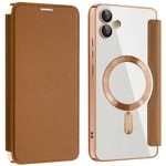 Laptop, Telefoane si Tablete - Telefoane mobile si accesorii - Accesorii Telefoane - Huse telefoane - Husa pentru Samsung Galaxy A05 - Techsuit SmartMag Book Case - Maro - Infinity.ro