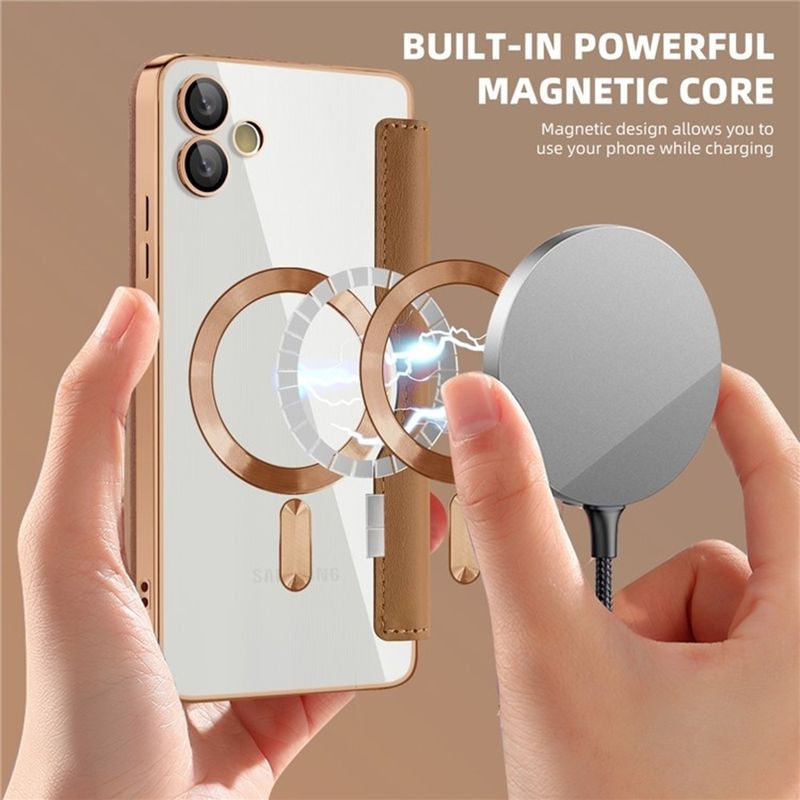 Laptop, Telefoane si Tablete - Telefoane mobile si accesorii - Accesorii Telefoane - Huse telefoane - Husa pentru Samsung Galaxy A05 - Techsuit SmartMag Book Case - Maro - Infinity.ro