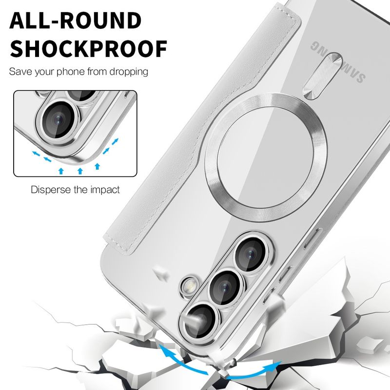 Laptop, Telefoane si Tablete - Telefoane mobile si accesorii - Accesorii Telefoane - Huse telefoane - Husa pentru Samsung Galaxy S25 - Techsuit SmartMag Book Case - Gri - Infinity.ro