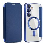 Laptop, Telefoane si Tablete - Telefoane mobile si accesorii - Accesorii Telefoane - Huse telefoane - Husa pentru Samsung Galaxy S23 FE - Techsuit SmartMag Book Case - Albastru - Infinity.ro
