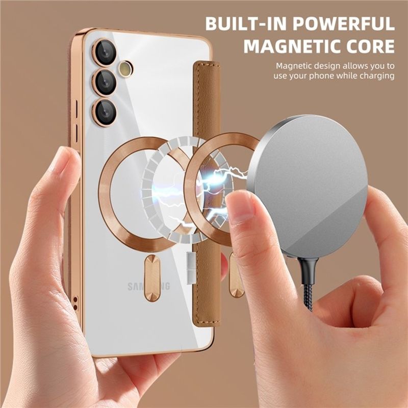 Laptop, Telefoane si Tablete - Telefoane mobile si accesorii - Accesorii Telefoane - Huse telefoane - Husa pentru Samsung Galaxy A05s - Techsuit SmartMag Book Case - Maro - Infinity.ro