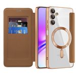 Laptop, Telefoane si Tablete - Telefoane mobile si accesorii - Accesorii Telefoane - Huse telefoane - Husa pentru Samsung Galaxy A05s - Techsuit SmartMag Book Case - Maro - Infinity.ro