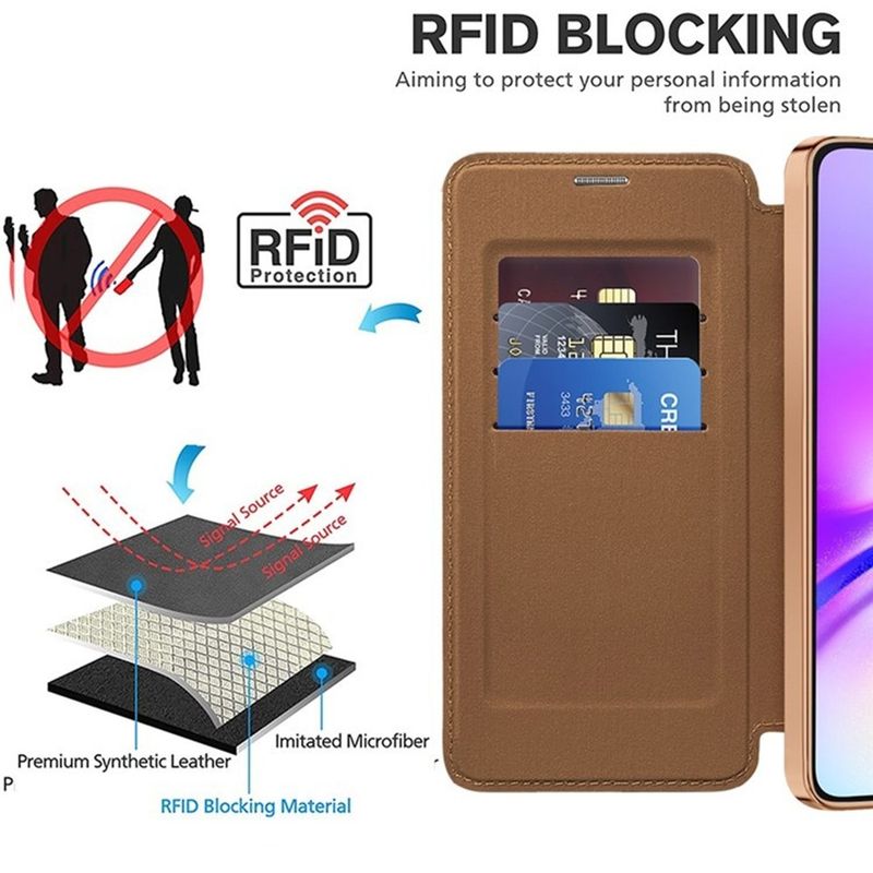 Laptop, Telefoane si Tablete - Telefoane mobile si accesorii - Accesorii Telefoane - Huse telefoane - Husa pentru Samsung Galaxy A05s - Techsuit SmartMag Book Case - Maro - Infinity.ro