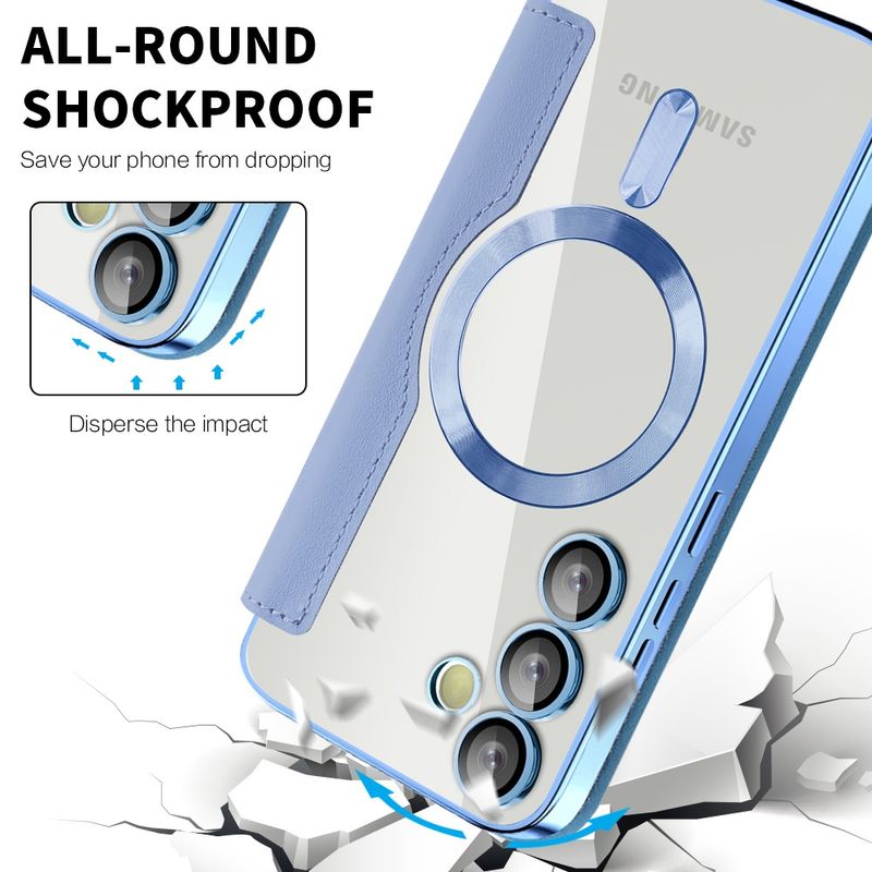 Laptop, Telefoane si Tablete - Telefoane mobile si accesorii - Accesorii Telefoane - Huse telefoane - Husa pentru Samsung Galaxy S23 FE - Techsuit SmartMag Book Case - Albastru deschis - Infinity.ro
