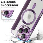 Laptop, Telefoane si Tablete - Telefoane mobile si accesorii - Accesorii Telefoane - Huse telefoane - Husa pentru iPhone 16 Pro Max - Techsuit SmartMag Book Case - Mov - Infinity.ro