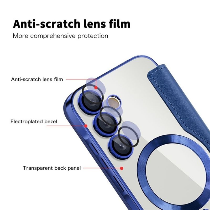 Laptop, Telefoane si Tablete - Telefoane mobile si accesorii - Accesorii Telefoane - Huse telefoane - Husa pentru Samsung Galaxy A35 5G - Techsuit SmartMag Book Case - Albastru - Infinity.ro