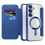 Laptop, Telefoane si Tablete - Telefoane mobile si accesorii - Accesorii Telefoane - Huse telefoane - Husa pentru Samsung Galaxy A35 5G - Techsuit SmartMag Book Case - Albastru - Infinity.ro