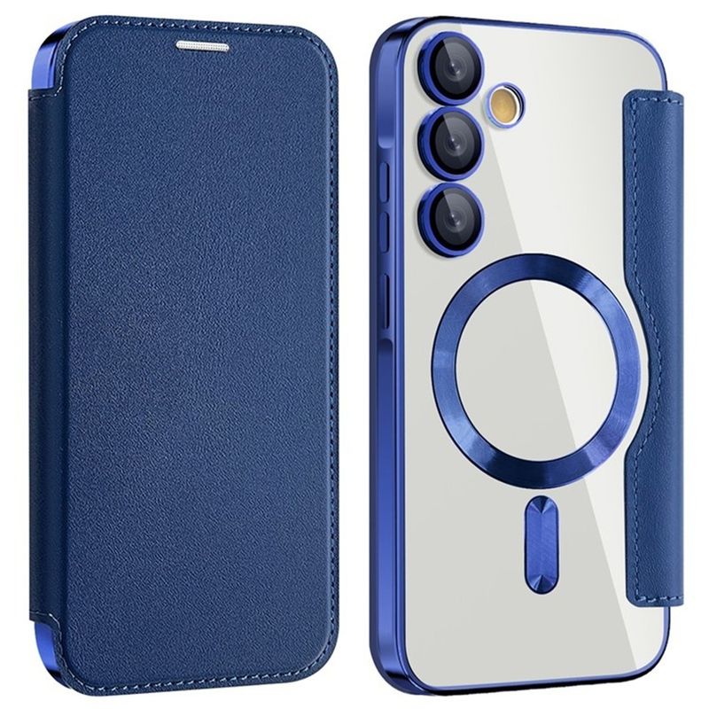 Laptop, Telefoane si Tablete - Telefoane mobile si accesorii - Accesorii Telefoane - Huse telefoane - Husa pentru Samsung Galaxy A35 5G - Techsuit SmartMag Book Case - Albastru - Infinity.ro
