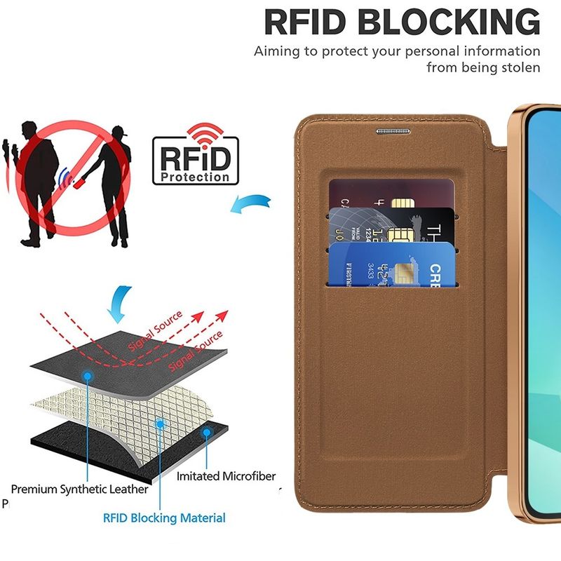Laptop, Telefoane si Tablete - Telefoane mobile si accesorii - Accesorii Telefoane - Huse telefoane - Husa pentru Samsung Galaxy A16 4G / A16 5G - Techsuit SmartMag Book Case - Maro - Infinity.ro