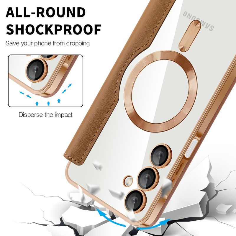 Laptop, Telefoane si Tablete - Telefoane mobile si accesorii - Accesorii Telefoane - Huse telefoane - Husa pentru Samsung Galaxy A16 4G / A16 5G - Techsuit SmartMag Book Case - Maro - Infinity.ro