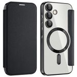 Laptop, Telefoane si Tablete - Telefoane mobile si accesorii - Accesorii Telefoane - Huse telefoane - Husa pentru Samsung Galaxy A35 5G - Techsuit SmartMag Book Case - Negru - Infinity.ro