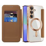 Laptop, Telefoane si Tablete - Telefoane mobile si accesorii - Accesorii Telefoane - Huse telefoane - Husa pentru Samsung Galaxy A36 5G - Techsuit SmartMag Book Case - Maro - Infinity.ro
