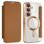 Laptop, Telefoane si Tablete - Telefoane mobile si accesorii - Accesorii Telefoane - Huse telefoane - Husa pentru Samsung Galaxy A36 5G - Techsuit SmartMag Book Case - Maro - Infinity.ro