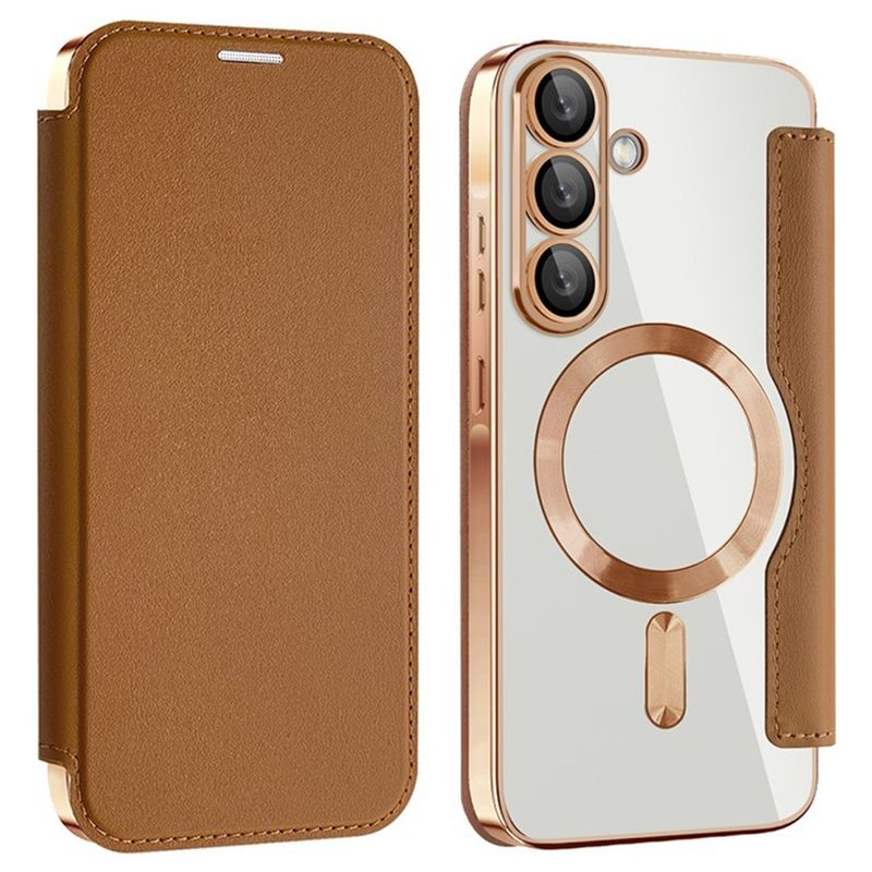 Laptop, Telefoane si Tablete - Telefoane mobile si accesorii - Accesorii Telefoane - Huse telefoane - Husa pentru Samsung Galaxy A36 5G - Techsuit SmartMag Book Case - Maro - Infinity.ro