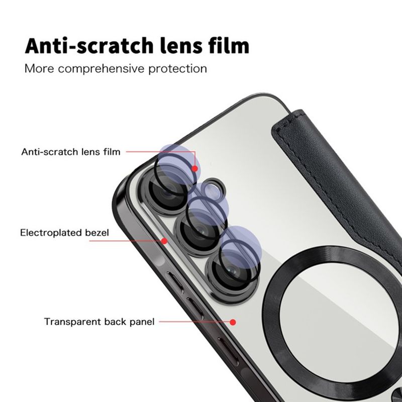Laptop, Telefoane si Tablete - Telefoane mobile si accesorii - Accesorii Telefoane - Huse telefoane - Husa pentru Samsung Galaxy A36 5G - Techsuit SmartMag Book Case - Negru - Infinity.ro
