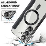 Laptop, Telefoane si Tablete - Telefoane mobile si accesorii - Accesorii Telefoane - Huse telefoane - Husa pentru Samsung Galaxy A36 5G - Techsuit SmartMag Book Case - Negru - Infinity.ro