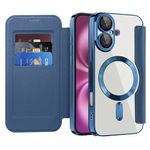 Laptop, Telefoane si Tablete - Telefoane mobile si accesorii - Accesorii Telefoane - Huse telefoane - Husa pentru iPhone 16 Plus - Techsuit SmartMag Book Case - Albastru - Infinity.ro