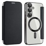 Laptop, Telefoane si Tablete - Telefoane mobile si accesorii - Accesorii Telefoane - Huse telefoane - Husa pentru Samsung Galaxy A36 5G - Techsuit SmartMag Book Case - Negru - Infinity.ro