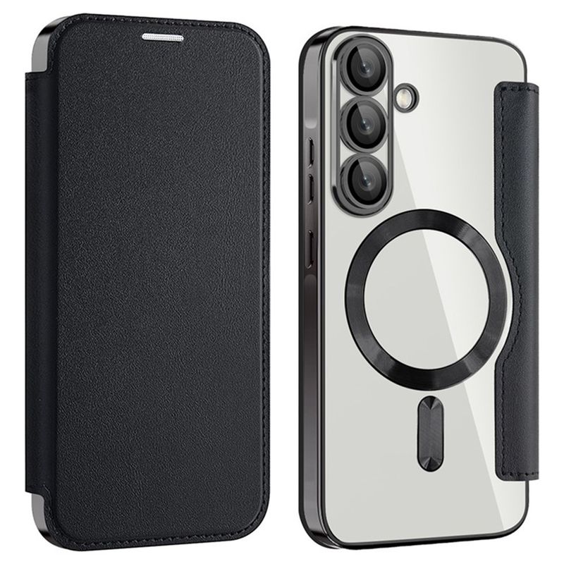 Laptop, Telefoane si Tablete - Telefoane mobile si accesorii - Accesorii Telefoane - Huse telefoane - Husa pentru Samsung Galaxy A36 5G - Techsuit SmartMag Book Case - Negru - Infinity.ro