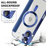 Laptop, Telefoane si Tablete - Telefoane mobile si accesorii - Accesorii Telefoane - Huse telefoane - Husa pentru iPhone 16 Plus - Techsuit SmartMag Book Case - Albastru - Infinity.ro