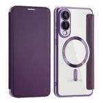 Laptop, Telefoane si Tablete - Telefoane mobile si accesorii - Accesorii Telefoane - Huse telefoane - Husa pentru Samsung Galaxy S25 Edge - Techsuit SmartMag Book Case - Mov - Infinity.ro