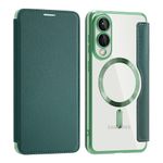 Laptop, Telefoane si Tablete - Telefoane mobile si accesorii - Accesorii Telefoane - Huse telefoane - Husa pentru Samsung Galaxy S25 Edge - Techsuit SmartMag Book Case - Verde - Infinity.ro