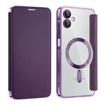 Laptop, Telefoane si Tablete - Telefoane mobile si accesorii - Accesorii Telefoane - Huse telefoane - Husa pentru Samsung Galaxy A06 - Techsuit SmartMag Book Case - Mov - Infinity.ro