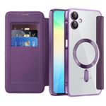 Laptop, Telefoane si Tablete - Telefoane mobile si accesorii - Accesorii Telefoane - Huse telefoane - Husa pentru Samsung Galaxy A06 - Techsuit SmartMag Book Case - Mov - Infinity.ro