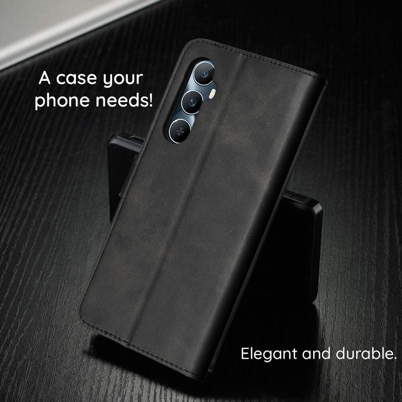 Laptop, Telefoane si Tablete - Telefoane mobile si accesorii - Accesorii Telefoane - Huse telefoane - Husa pentru Honor 400 Lite - Techsuit Diary Book - Negru - Infinity.ro