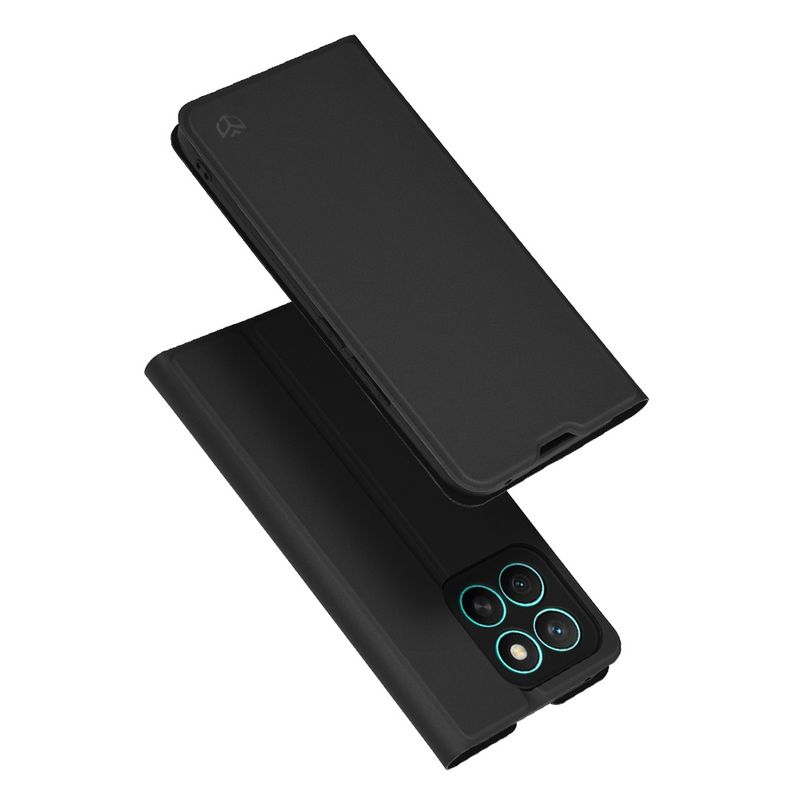Laptop, Telefoane si Tablete - Telefoane mobile si accesorii - Accesorii Telefoane - Huse telefoane - Husa pentru Honor X8c - Techsuit Magskin Book - Negru - Infinity.ro