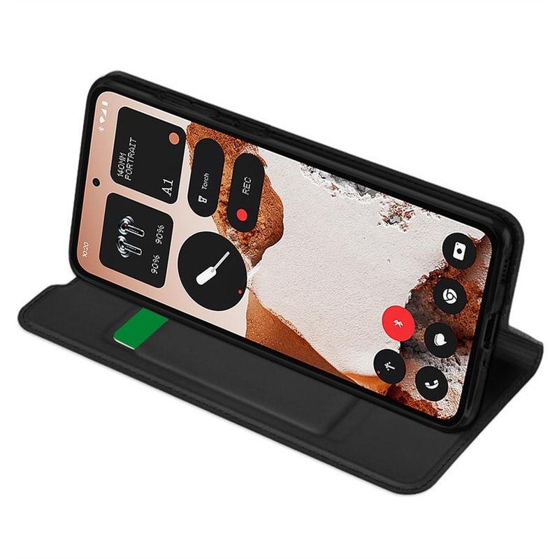 Laptop, Telefoane si Tablete - Telefoane mobile si accesorii - Accesorii Telefoane - Huse telefoane - Husa pentru Nothing CMF Phone 2 Pro - Techsuit Magskin Book - Negru - Infinity.ro