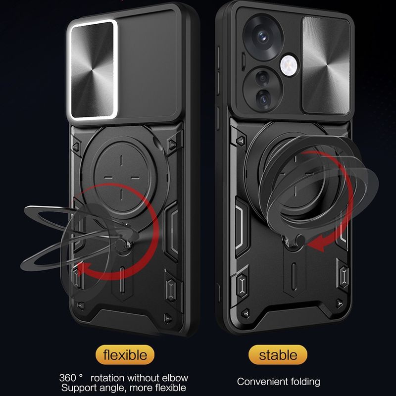 Laptop, Telefoane si Tablete - Telefoane mobile si accesorii - Accesorii Telefoane - Huse telefoane - Husa pentru Oppo Reno13 Pro - Techsuit CamGuard Pro - Negru - Infinity.ro