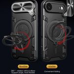 Laptop, Telefoane si Tablete - Telefoane mobile si accesorii - Accesorii Telefoane - Huse telefoane - Husa pentru iPhone 17 Air - Techsuit CamGuard Pro - Negru - Infinity.ro