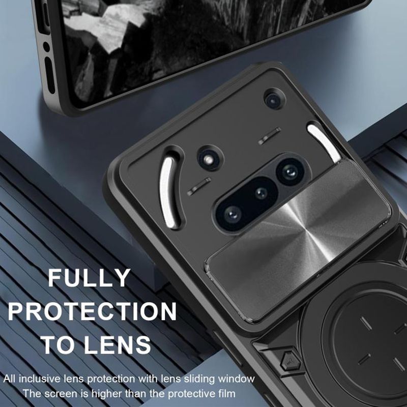 Laptop, Telefoane si Tablete - Telefoane mobile si accesorii - Accesorii Telefoane - Huse telefoane - Husa pentru Nothing Phone (3a) - Techsuit CamGuard Pro - Negru - Infinity.ro