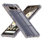 Laptop, Telefoane si Tablete - Telefoane mobile si accesorii - Accesorii Telefoane - Huse telefoane - Husa pentru Google Pixel 7 Pro - Techsuit Shockproof Transparent Silicone - Negru - Infinity.ro