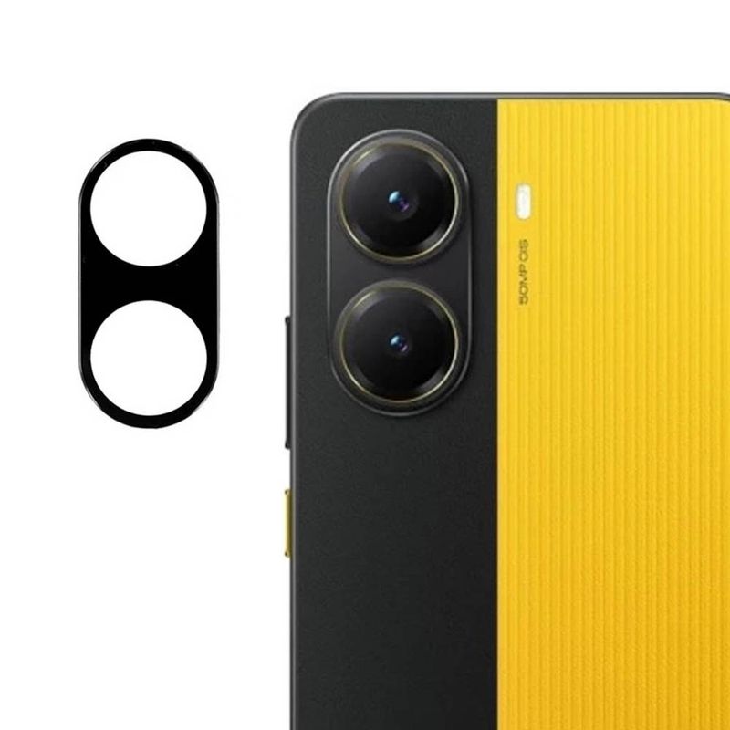 Laptop, Telefoane si Tablete - Telefoane mobile si accesorii - Accesorii Telefoane - Folii protectie telefoane - Folie Camera pentru Xiaomi Poco X7 Pro - Techsuit Full Camera Glass - Negru - Infinity.ro