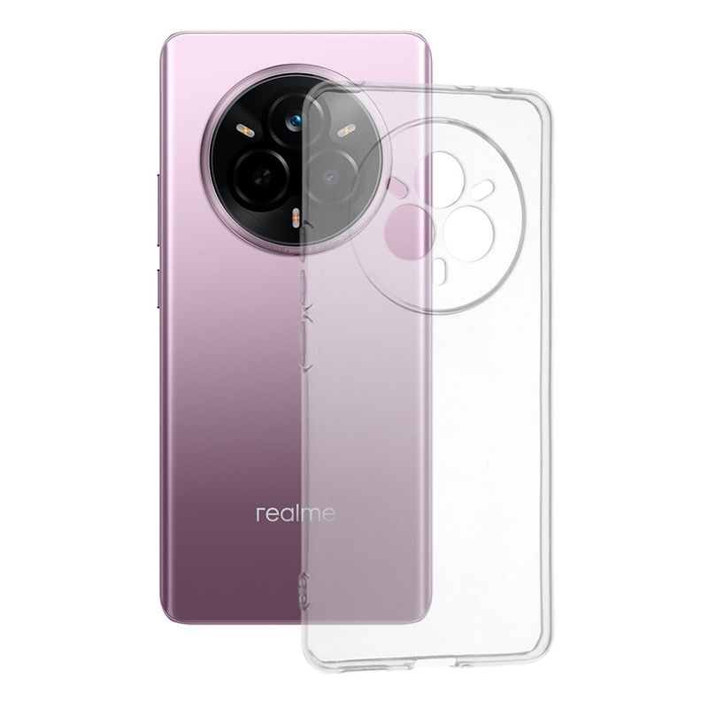 Laptop, Telefoane si Tablete - Telefoane mobile si accesorii - Accesorii Telefoane - Huse telefoane - Husa pentru Realme 14 Pro - Techsuit Transparent Silicone - Transparent - Infinity.ro