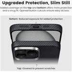 Laptop, Telefoane si Tablete - Telefoane mobile si accesorii - Accesorii Telefoane - Huse telefoane - Husa pentru iPhone 16 Pro Max - Techsuit Aramid Fiber MagSafe - Negru - Infinity.ro