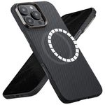 Laptop, Telefoane si Tablete - Telefoane mobile si accesorii - Accesorii Telefoane - Huse telefoane - Husa pentru iPhone 16 Pro Max - Techsuit Aramid Fiber MagSafe - Negru - Infinity.ro